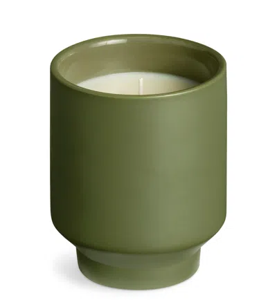 Blu Dot Lost In The Mild Outdoor Candle - Olive / Small In Green