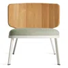 Blu Dot Low Fade Outdoor Lounge Chair In Sunbrella Oasis