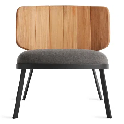 Blu Dot Low Fade Outdoor Lounge Chair - Toohey Charcoal