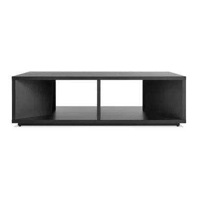 Blu Dot Low Space Coffee Table In Black On Ash