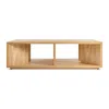 Blu Dot Low Space Coffee Table - White Oak In Brown