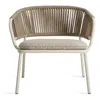 Blu Dot Mate Outdoor Lounge Chair In Sunbrella Linen