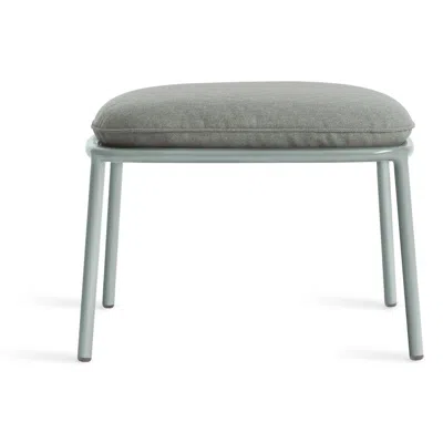 Blu Dot Mate Outdoor Ottoman - Toohey Breezy Blue