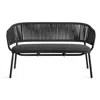 Blu Dot Mate Outdoor Settee In Toohey Charcoal