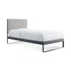 Blu Dot Me Time Twin Bed In Tait Charcoal/slate