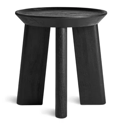 Blu Dot Mimi Stool - Black-stained Acacia