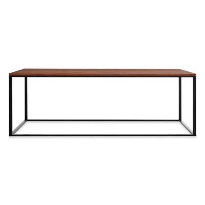 Blu Dot Minimalista Coffee Table In Walnut/black