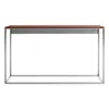Blu Dot Minimalista Console Table In Walnut/stainless Steel