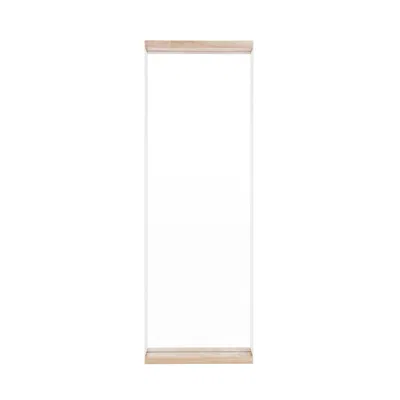 Blu Dot Mirror Mirror - Large - Whitewashed Ash In Gray