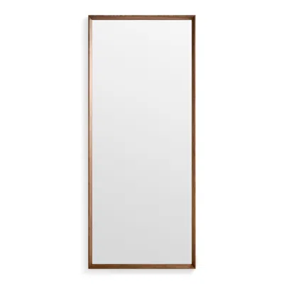 Blu Dot Mode Large Mirror - Walnut In Brown