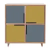 Blu Dot Modu-licious #3 - Grey Blue / Mustard In Multi