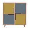 Blu Dot Modu-licious #3 - Mustard / Grey Blue In Multi