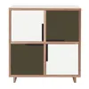 Blu Dot Modu-licious #3 - White / Dark Olive In Multi