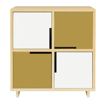 Blu Dot Modu-licious #3 - White / Mustard In Multi