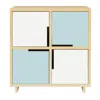 Blu Dot Modu-licious #3 - White / Robin's Egg Blue In Multi