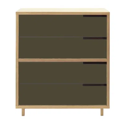 Blu Dot Modu-licious #4 - Dark Olive / Dark Olive In Brown