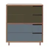 Blu Dot Modu-licious #4 - Dark Olive / Grey Blue In Multi
