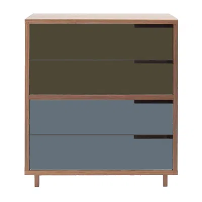 Blu Dot Modu-licious #4 - Dark Olive / Grey Blue In Multi