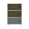 Blu Dot Modu-licious #5 - Dark Olive / Dark Olive / Grey Blue In Multi