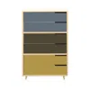 Blu Dot Modu-licious #5 - Grey Blue / Dark Olive / Mustard In Multi