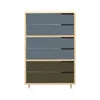 Blu Dot Modu-licious #5 - Grey Blue / Grey Blue / Dark Olive In Multi