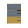 Blu Dot Modu-licious #5 - Grey Blue / Grey Blue / Mustard In Multi