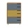 Blu Dot Modu-licious #5 - Grey Blue / Mustard / Grey Blue In Multi