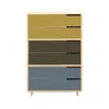 Blu Dot Modu-licious #5 - Mustard / Dark Olive / Grey Blue In Multi