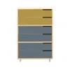Blu Dot Modu-licious #5 - Mustard / Grey Blue / Grey Blue In Multi