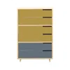 Blu Dot Modu-licious #5 - Mustard / Mustard / Grey Blue In Multi