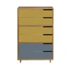 Blu Dot Modu-licious #5 - Mustard / Mustard / Grey Blue In Multi