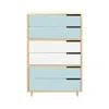 Blu Dot Modu-licious #5 - Robin's Egg Blue / White / Robin's Egg Blue In Blue