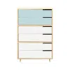 Blu Dot Modu-licious #5 - Robin's Egg Blue / White / White In Multi
