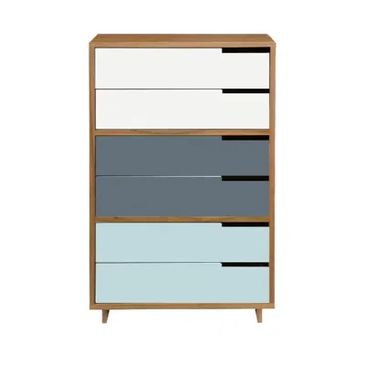 Blu Dot Modu-licious #5 - White / Grey Blue / Robin's Egg Blue
