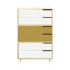 Blu Dot Modu-licious #5 - White / Mustard / White In Multi