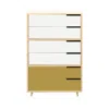 Blu Dot Modu-licious #5 - White / White / Mustard In Multi