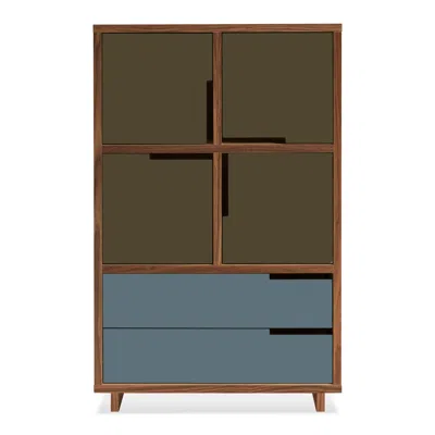 Blu Dot Modu-licious #6 - Dark Olive / Dark Olive / Grey Blue
