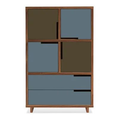 Blu Dot Modu-licious #6 - Dark Olive / Grey Blue / Grey Blue