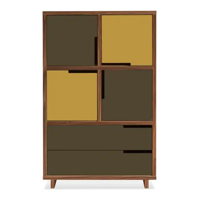Blu Dot Modu-licious #6 - Dark Olive / Mustard / Dark Olive
