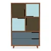 Blu Dot Modu-licious #6 - Dark Olive / Robin's Egg Blue / Grey Blue