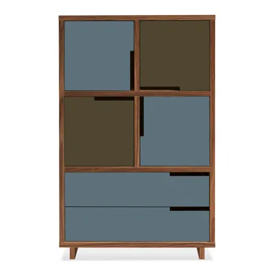 Blu Dot Modu-licious #6 - Grey Blue / Dark Olive / Grey Blue