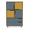 Blu Dot Modu-licious #6 - Grey Blue / Mustard / Grey Blue