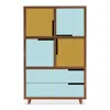 Blu Dot Modu-licious #6 - Mustard / Robin's Egg Blue / Robin's Egg Blue