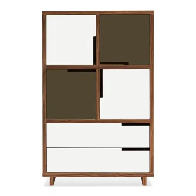 Blu Dot Modu-licious #6 - White / Dark Olive / White