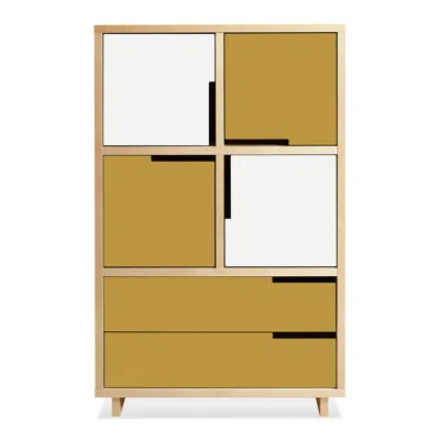 Blu Dot Modu-licious #6 - White / Mustard / Mustard