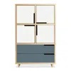 Blu Dot Modu-licious #6 - White / White / Grey Blue