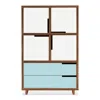 Blu Dot Modu-licious #6 - White / White / Robin's Egg Blue