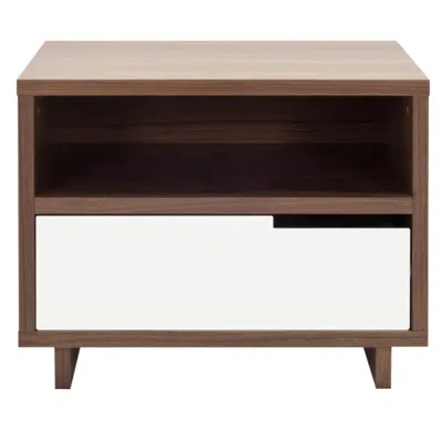 Blu Dot Modu-licious Side Table - White In Brown