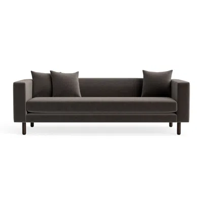 Blu Dot Mono 83" Sofa - Storm Velvet In Gray