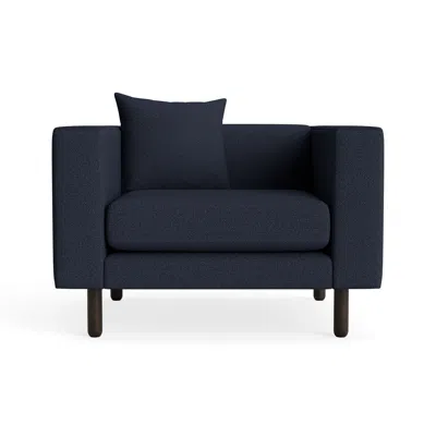 Blu Dot Mono Lounge Chair - Kvadrat Autumn Navy